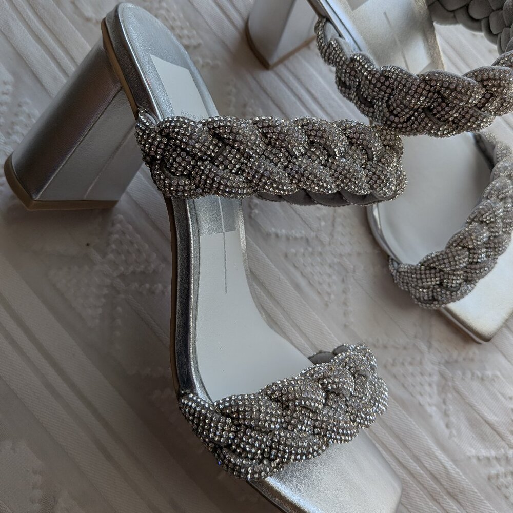 Dolce vita paily rhinestone heels crystal